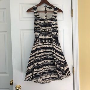 Jessica Simpson tribal dress with back cut out